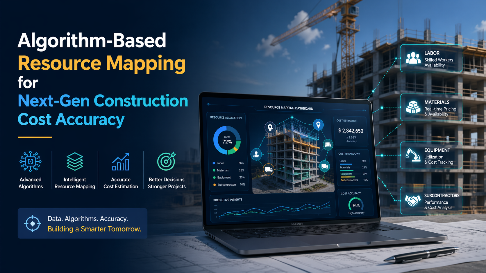 Algorithm-Based Resource Mapping for Next-Gen Construction Cost Accuracy