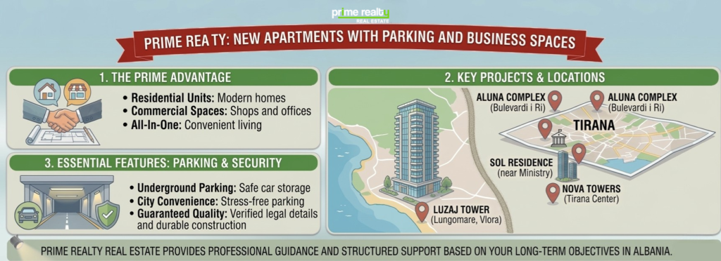 New apartments for sale in Tirana