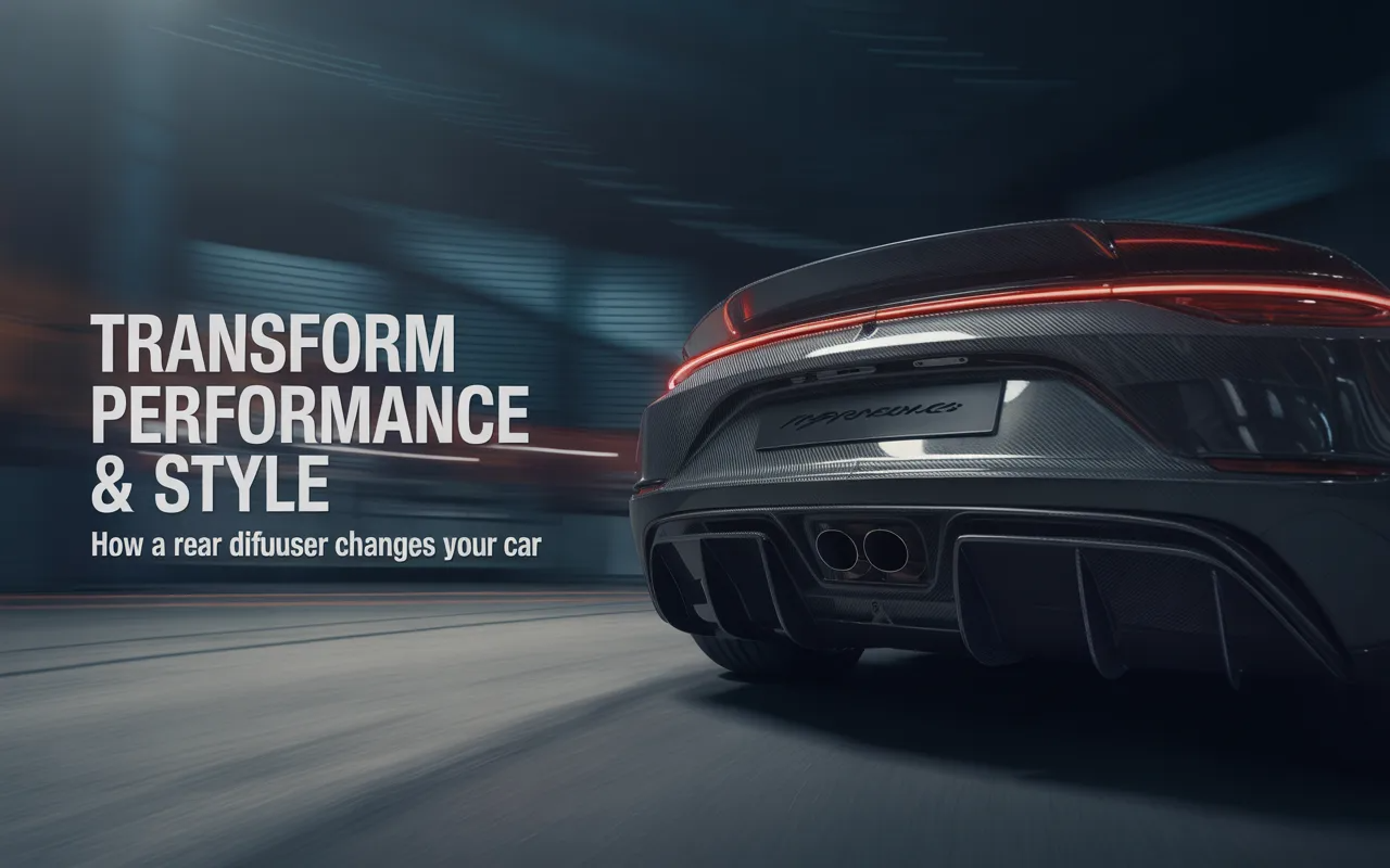 How a Rear Diffuser Can Transform Your Car’s Performance and Aggressive Styling