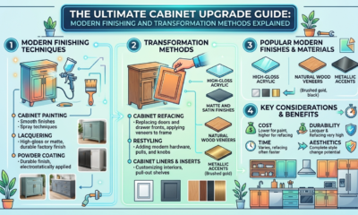 The Ultimate Cabinet Upgrade Guide: Modern Finishing and Transformation Methods Explained 