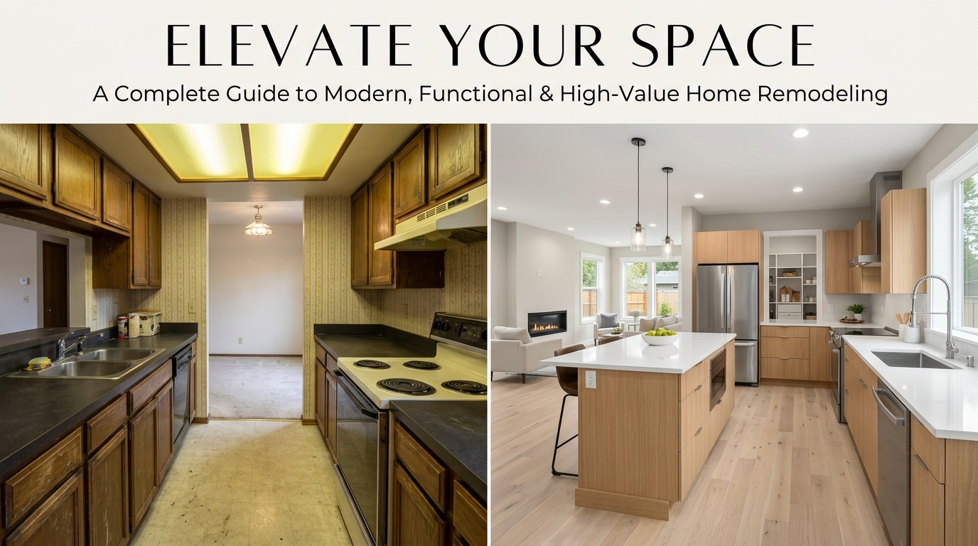 Elevate Your Space: A Complete Guide to Modern, Functional & High-Value Home Remodeling