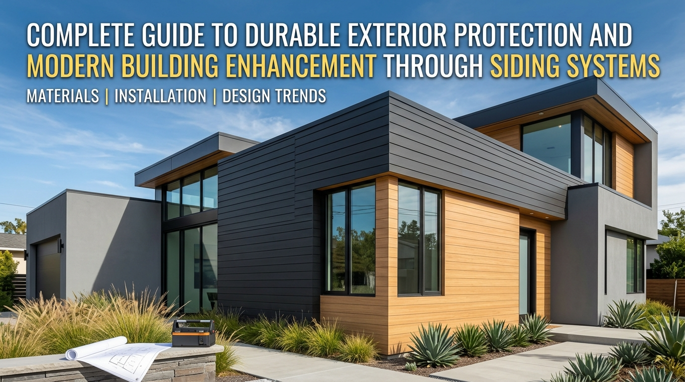 Complete Guide to Durable Exterior Protection and Modern Building Enhancement Through Siding Systems