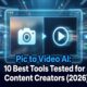 Pic to Video AI: 10 Best Tools Tested for Content Creators (2026)