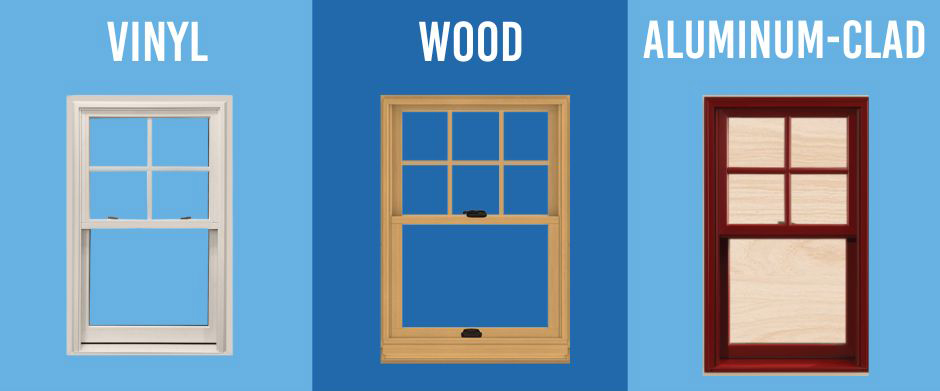 Vinyl vs Wood vs Aluminum Windows for New Installation