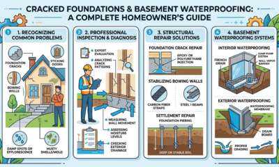Cracked Foundations and Basement Waterproofing Services: A Complete Homeowner’s Guide