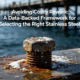 A hyper-realistic close-up of a corroded stainless steel bolt in a marine environment, overlaid with the title "Avoiding Costly Rework: A Data-Backed Framework for Selecting the Right Stainless Steel".