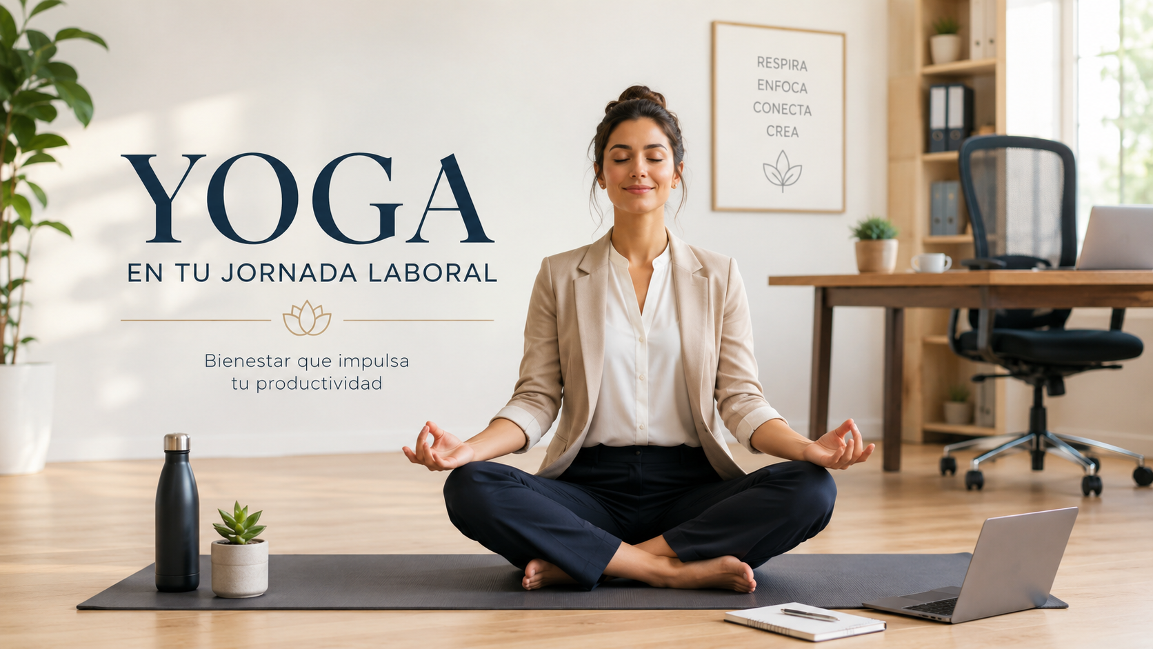 práctica de yoga estilismo laboral
