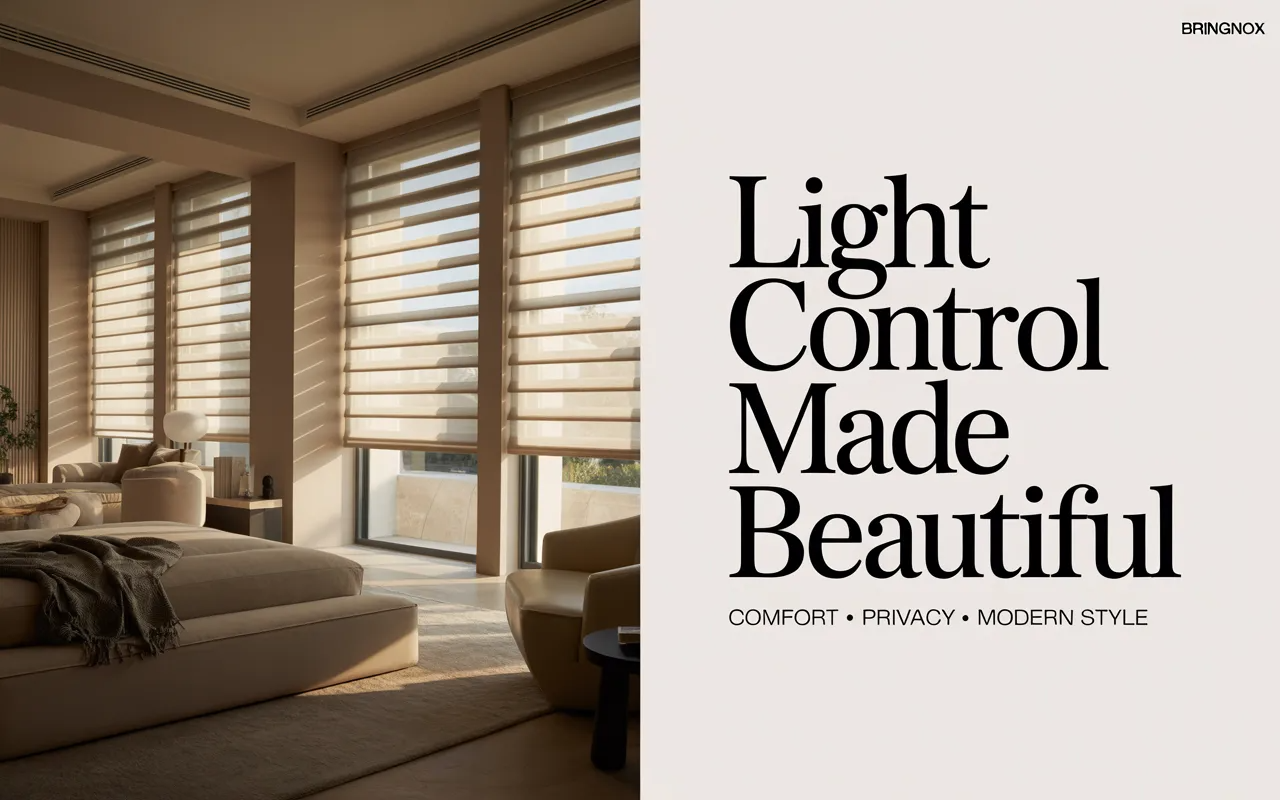 Light Control Made Beautiful: Bringnox Shades Designed for Comfort and Privacy
