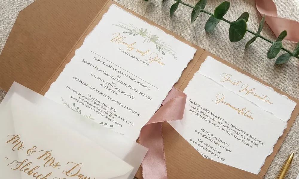 Custom Wedding Invitation