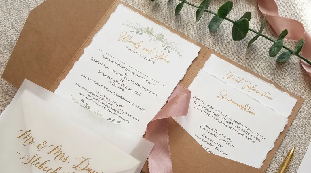 Custom Wedding Invitation