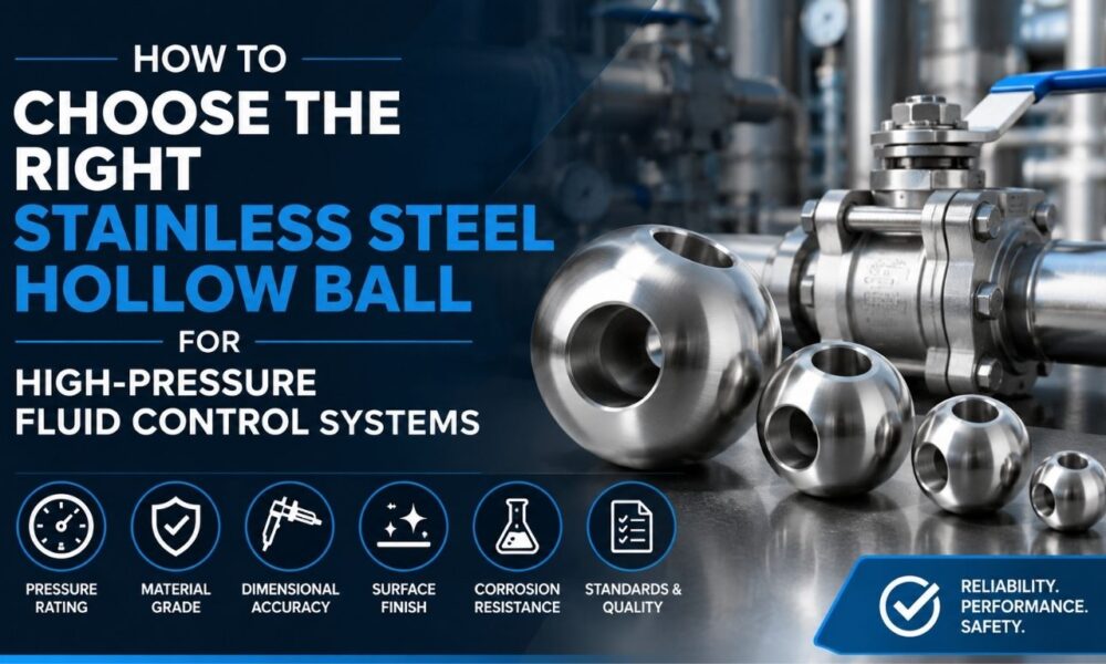How to Choose the Right Stainless Steel Hollow Ball for High-Pressure Fluid Control Systems