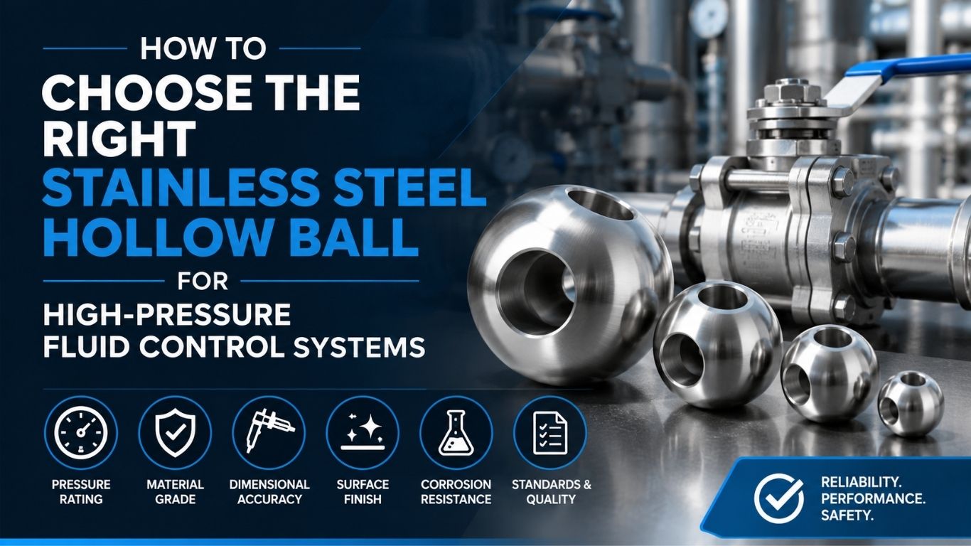 How to Choose the Right Stainless Steel Hollow Ball for High-Pressure Fluid Control Systems