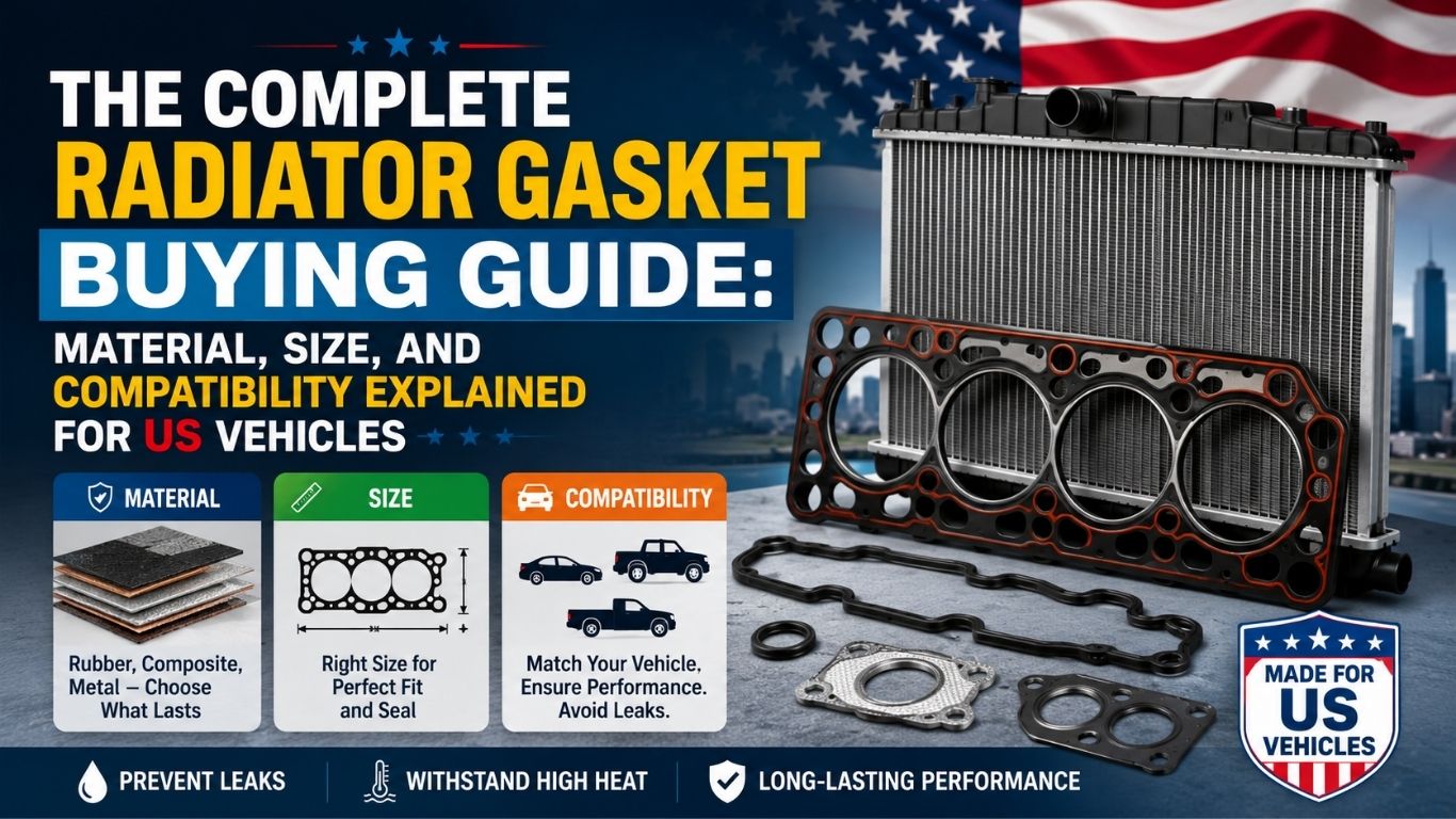 The Complete Radiator Gasket Buying Guide: Material, Size, and Compatibility Explained for US Vehicles