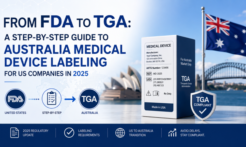 From FDA to TGA: A Step-by-Step Guide to Australia Medical Device Labeling for US Companies in 2025