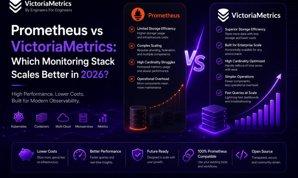 Prometheus vs VictoriaMetrics: Which Monitoring Stack Scales Better in 2026?