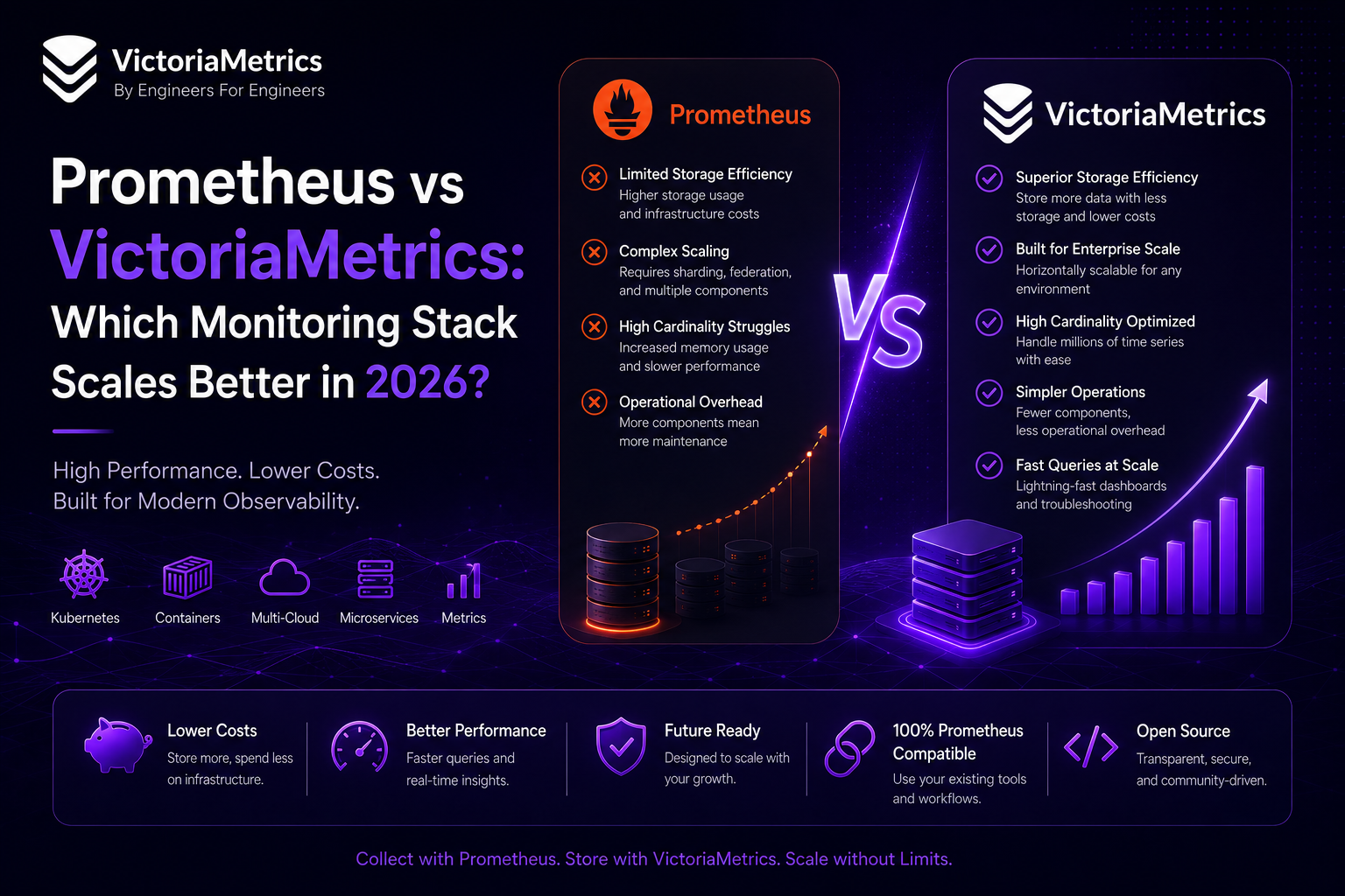 Prometheus vs VictoriaMetrics: Which Monitoring Stack Scales Better in 2026?