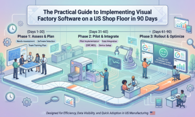 The Practical Guide to Implementing Visual Factory Software on a US Shop Floor in 90 Days