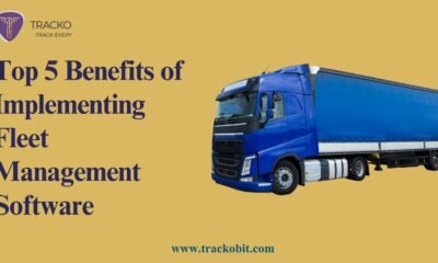 Top 5 Benefits of Implementing Fleet Management Software