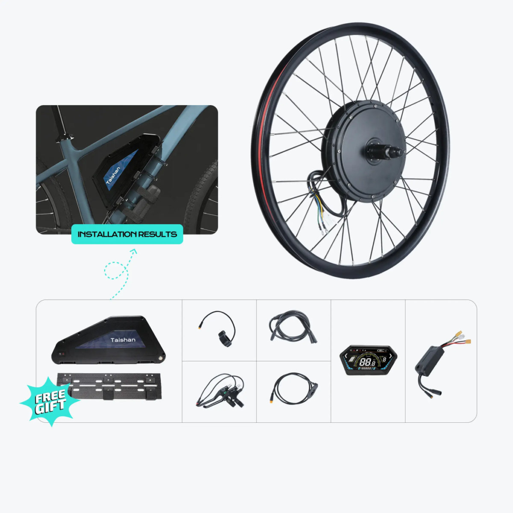 Official KirbEbike 52V 2000W rear hub conversion kit