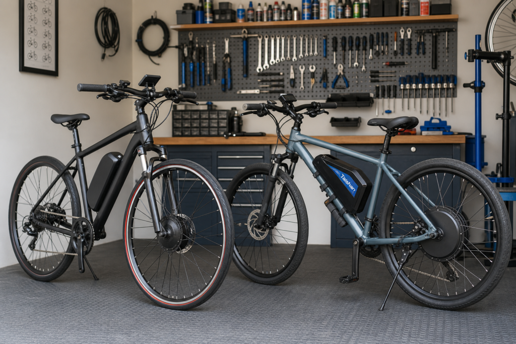 KirbEbike front and rear hub conversion comparison
