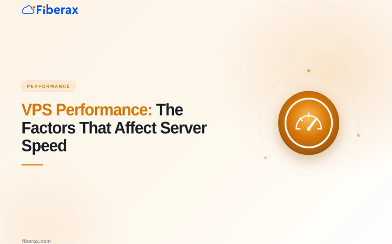 VPS performance optimization showing server speed factors including CPU, RAM, storage I/O, and network capacity