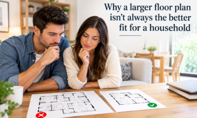 Why a larger floor plan isn’t always the better fit for a household