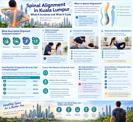 Spinal Alignment in Kuala Lumpur: What It Involves and What It Costs