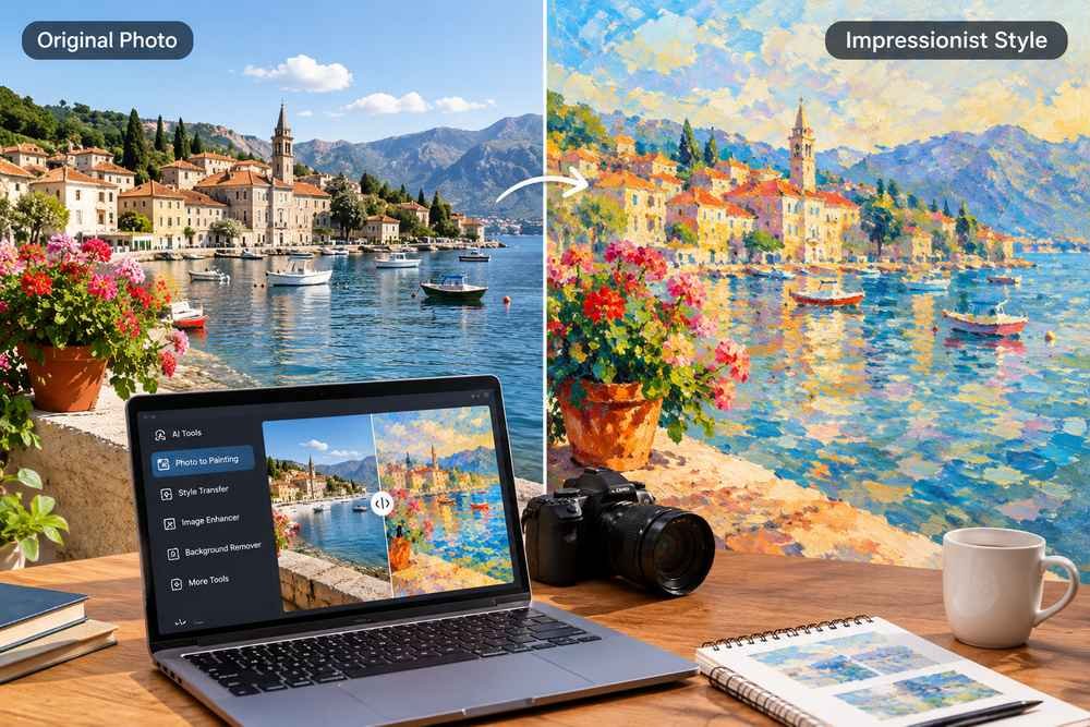 How Digital Art Is Bringing Impressionist Painting Into Modern Photography